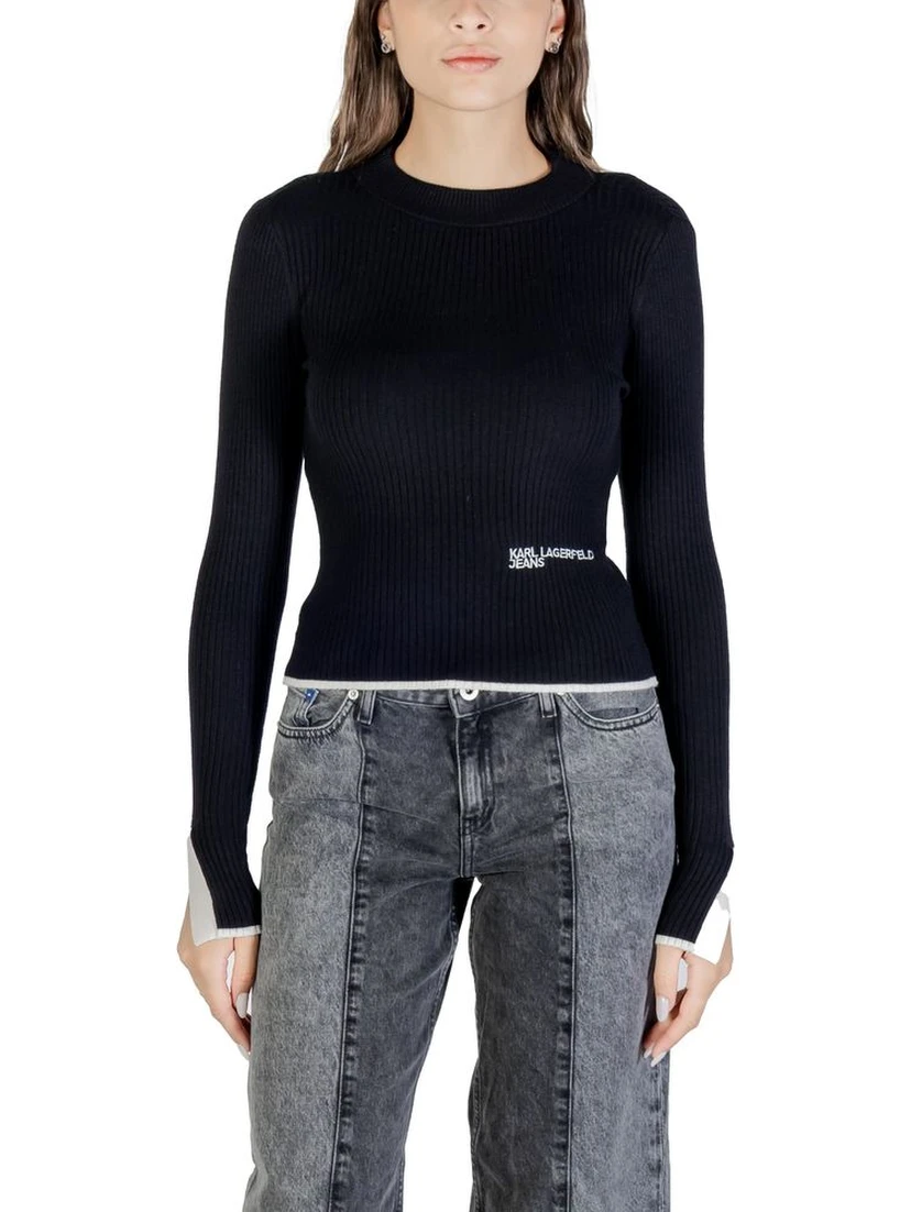 Black Viscose Sweatshirt