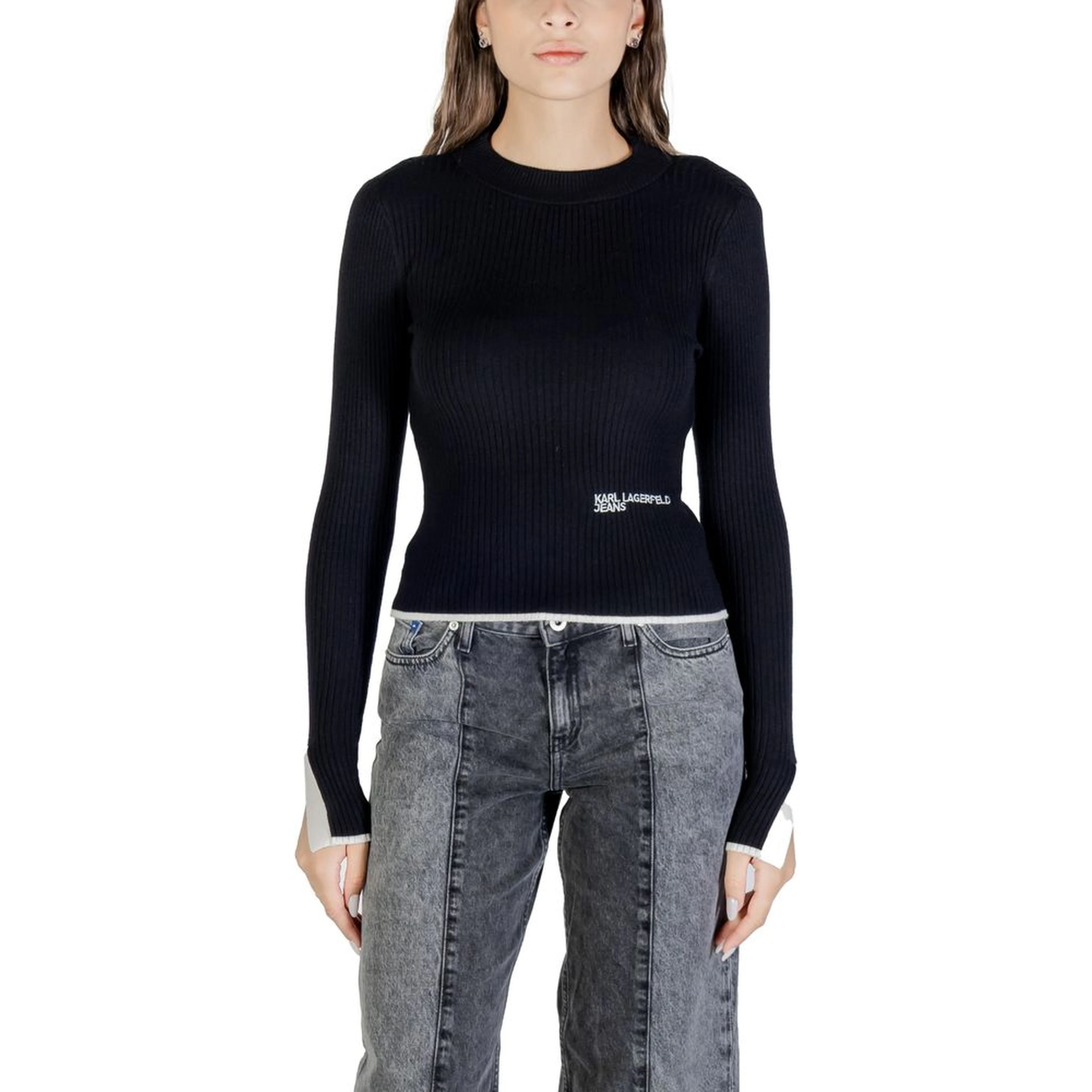 Black Viscose Sweatshirt