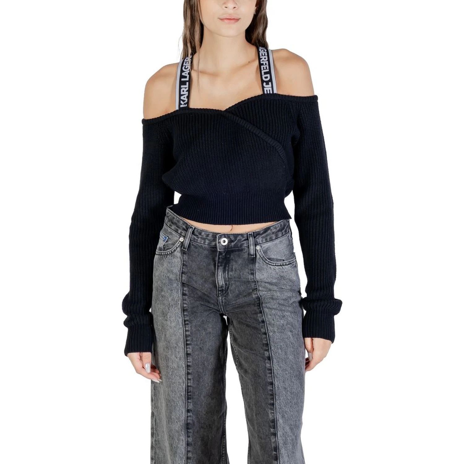 Black Cotton Sweatshirt