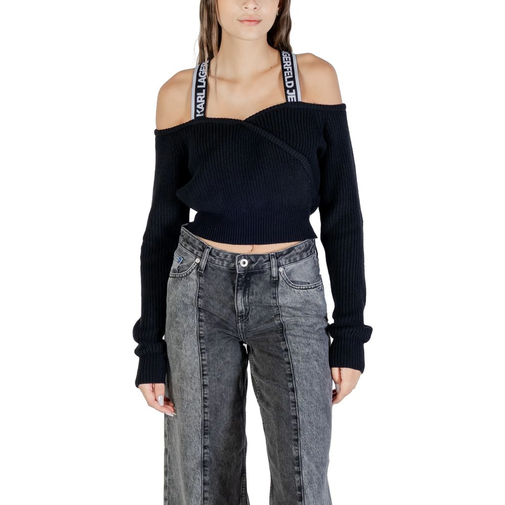 Black Cotton Sweatshirt