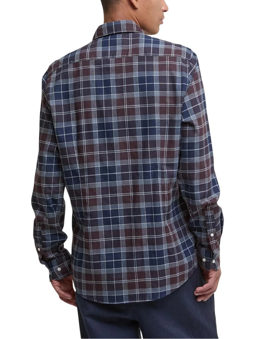 Bicolor Cotton Pattern Shirt