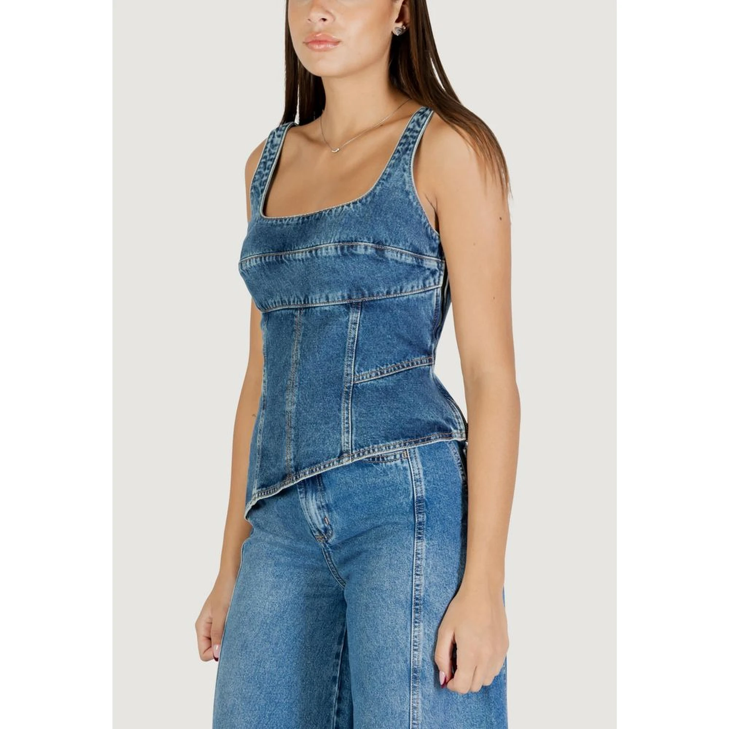 Blue Cotton Top