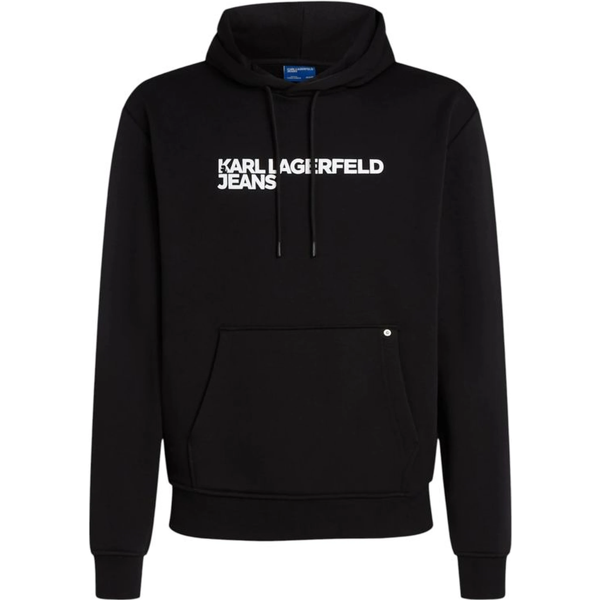 Black Cotton Hoodie