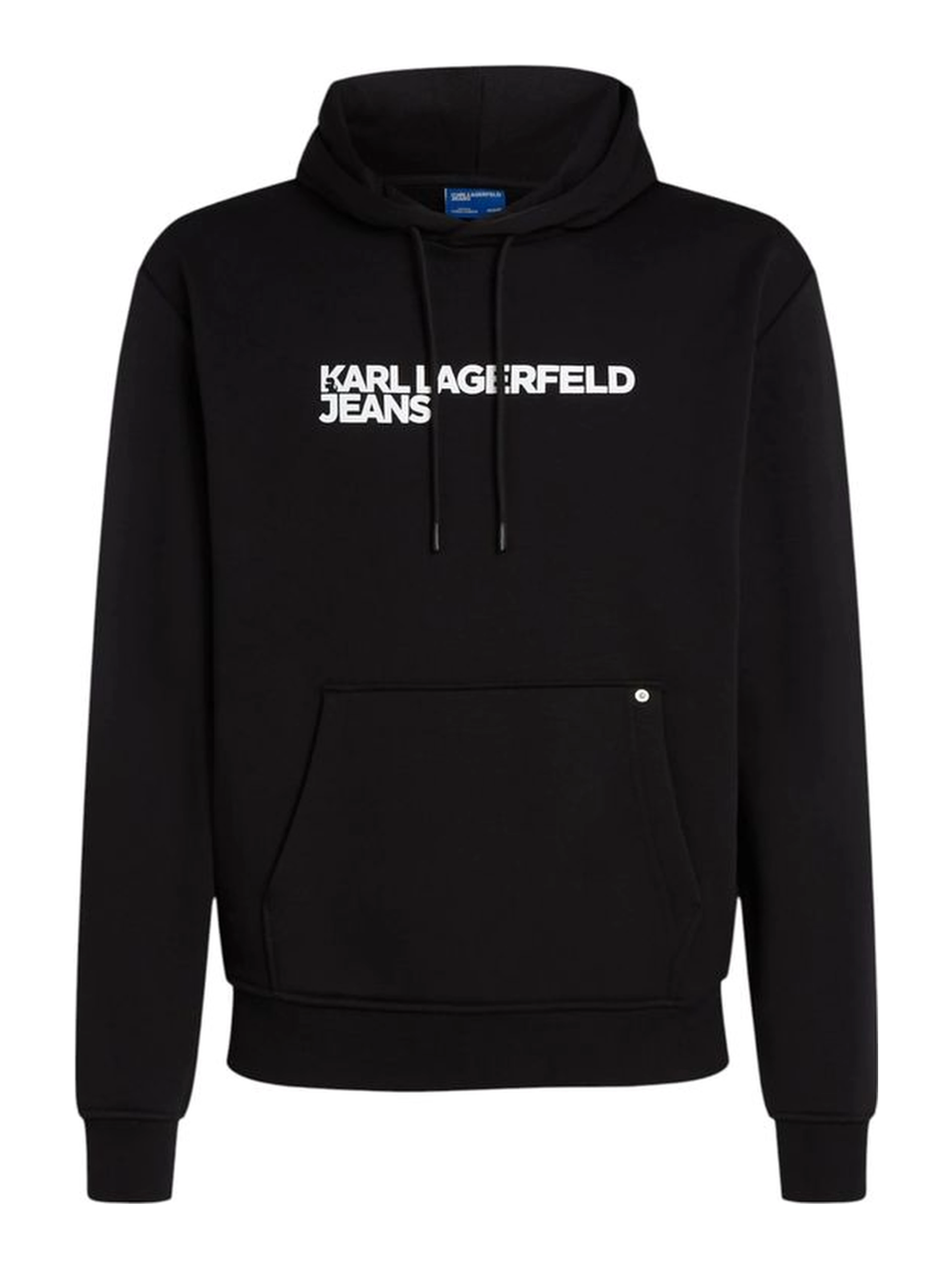 Black Cotton Hoodie