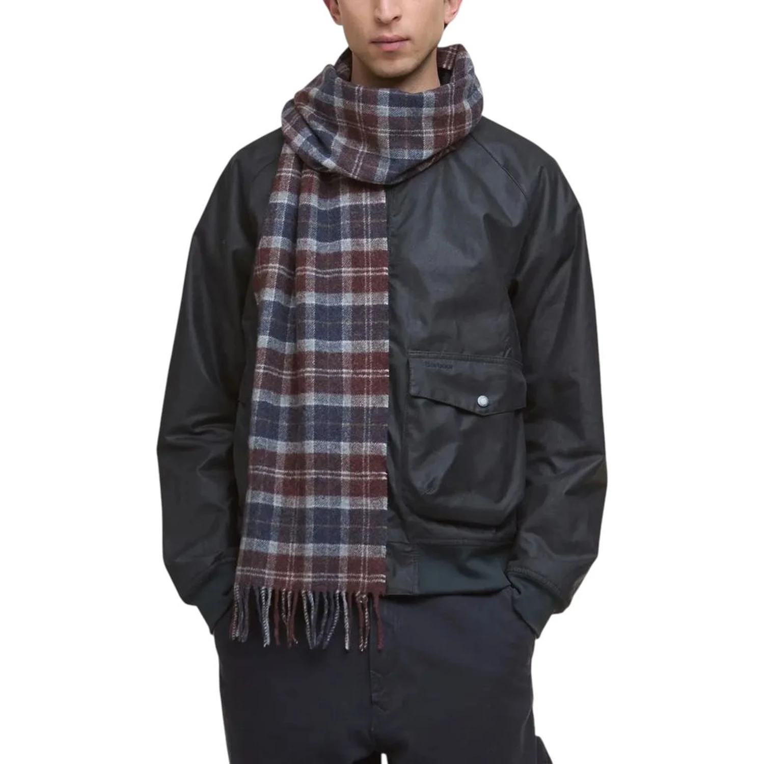 Bicolor Wool Scarf