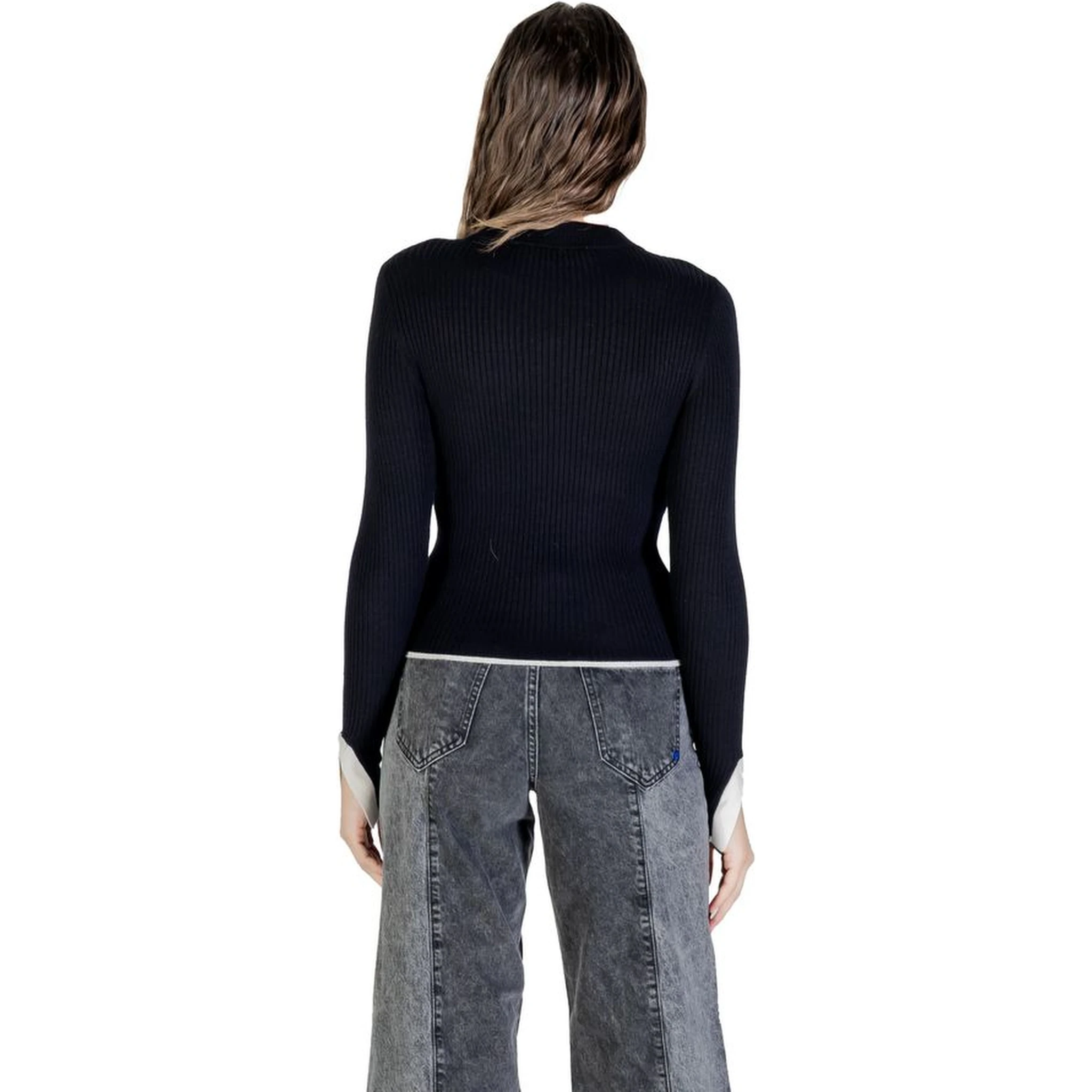 Black Viscose Sweatshirt