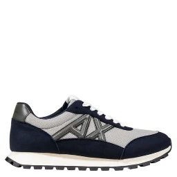 Bicolor Polyester Athletic Sneakers