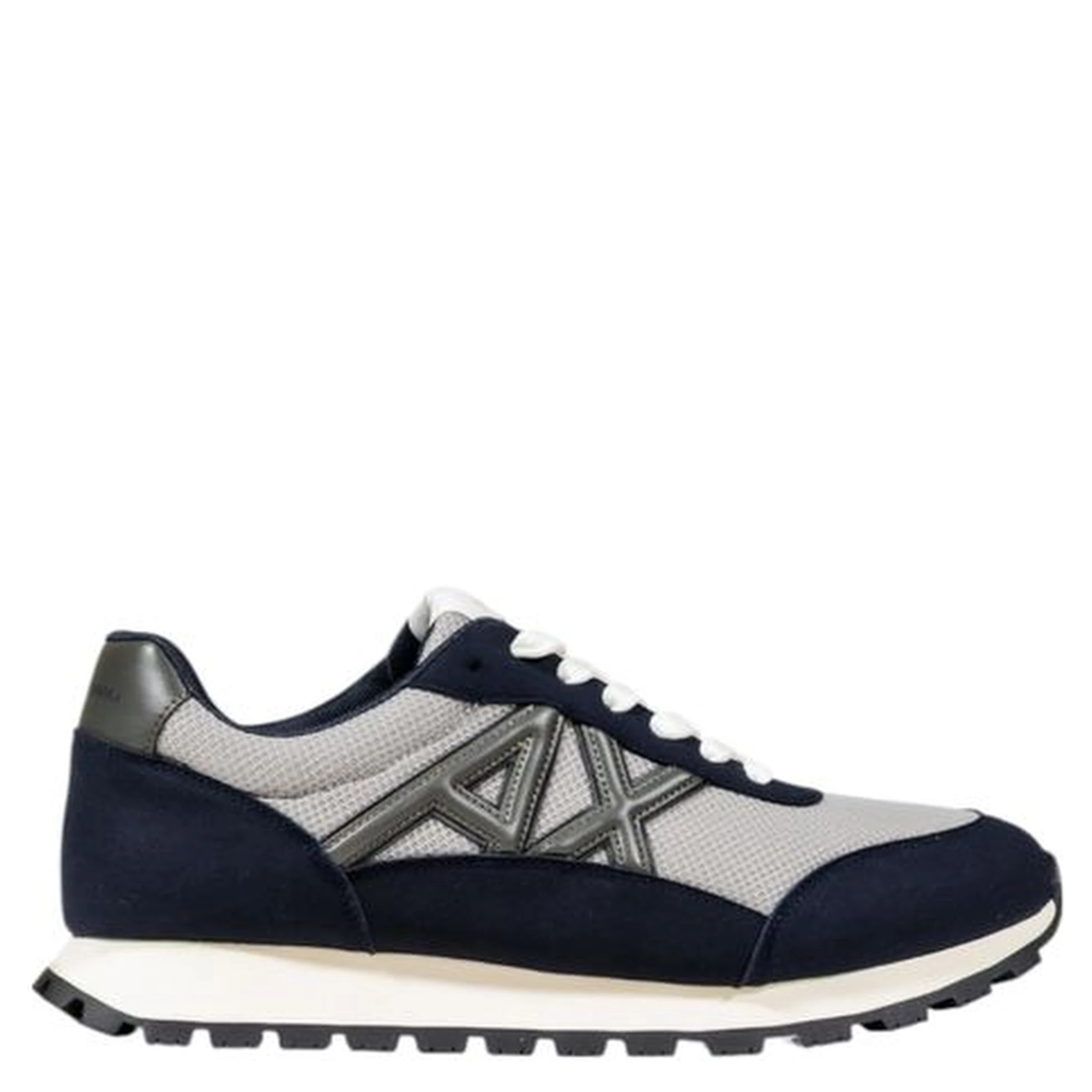 Bicolor Polyester Athletic Sneakers