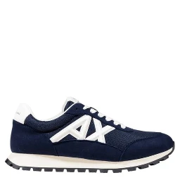 Bicolor Polyester Athletic Sneakers