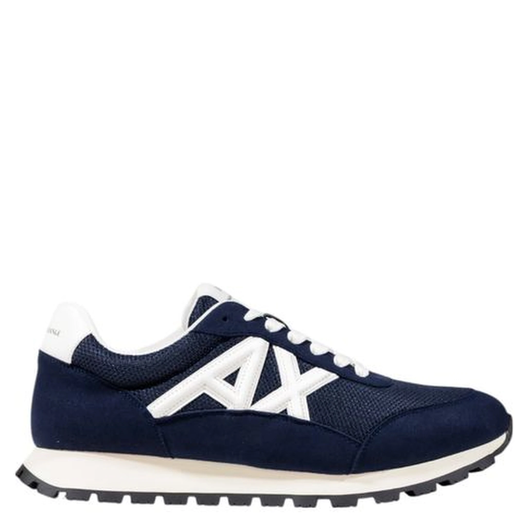 Bicolor Polyester Athletic Sneakers