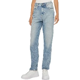 Light Blue Cotton Skinny Jeans