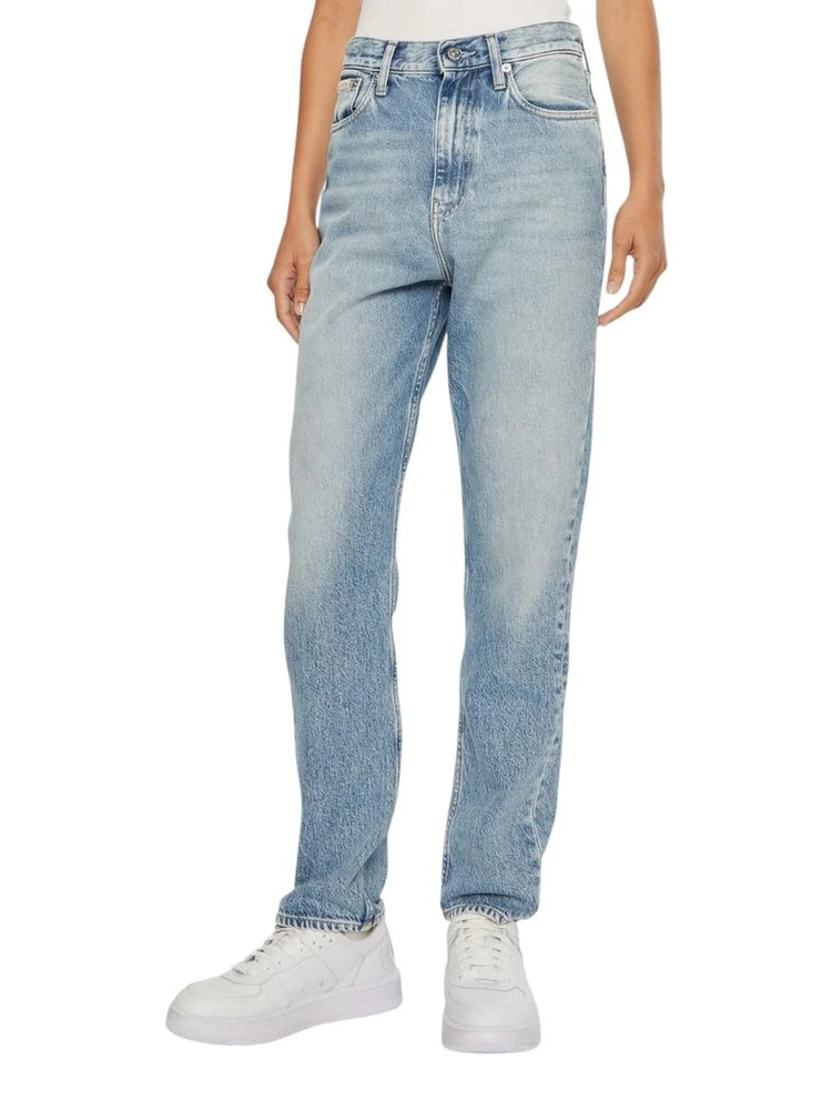 Light Blue Cotton Skinny Jeans