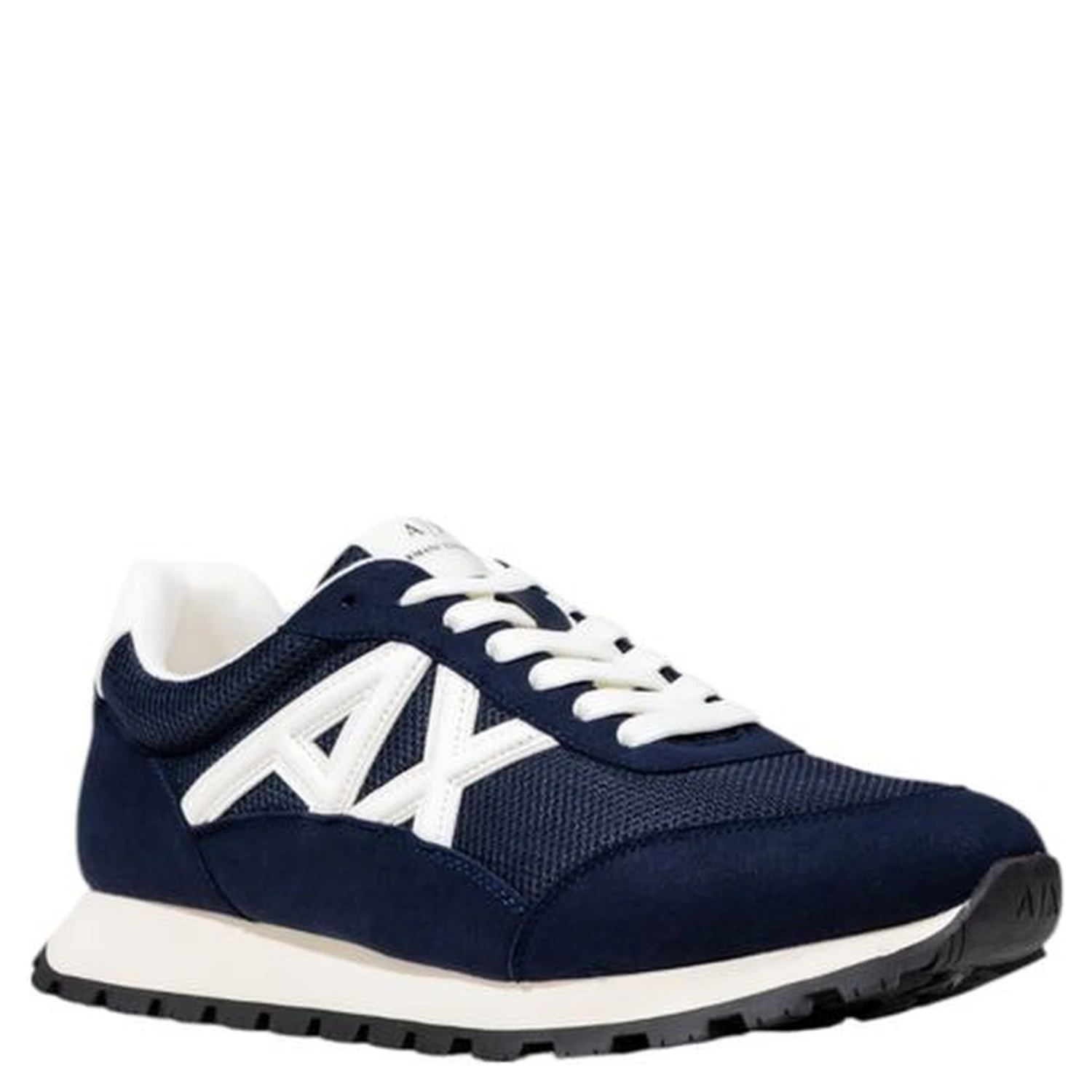 Bicolor Polyester Athletic Sneakers