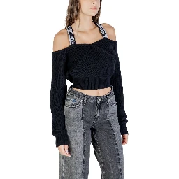 Black Cotton Sweatshirt