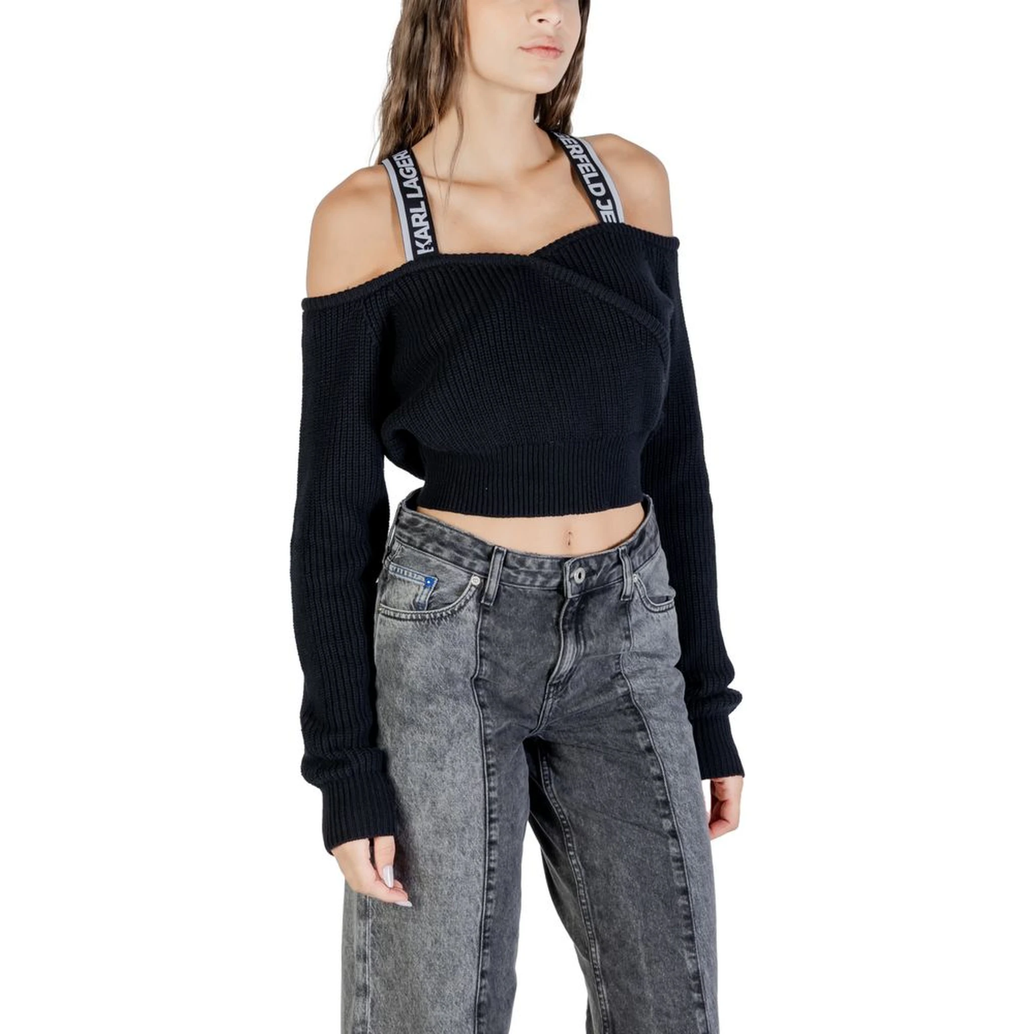 Black Cotton Sweatshirt