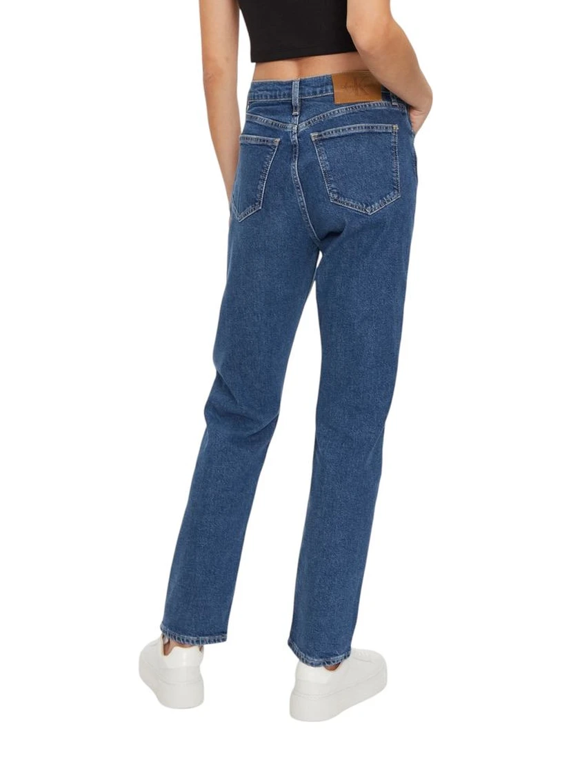 Blue Cotton Skinny Jeans