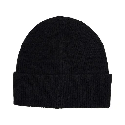 Black Polyester Beanie