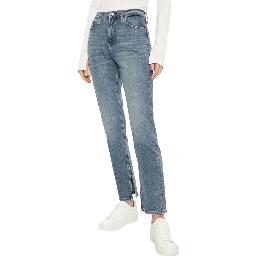Blue Cotton Skinny Jeans