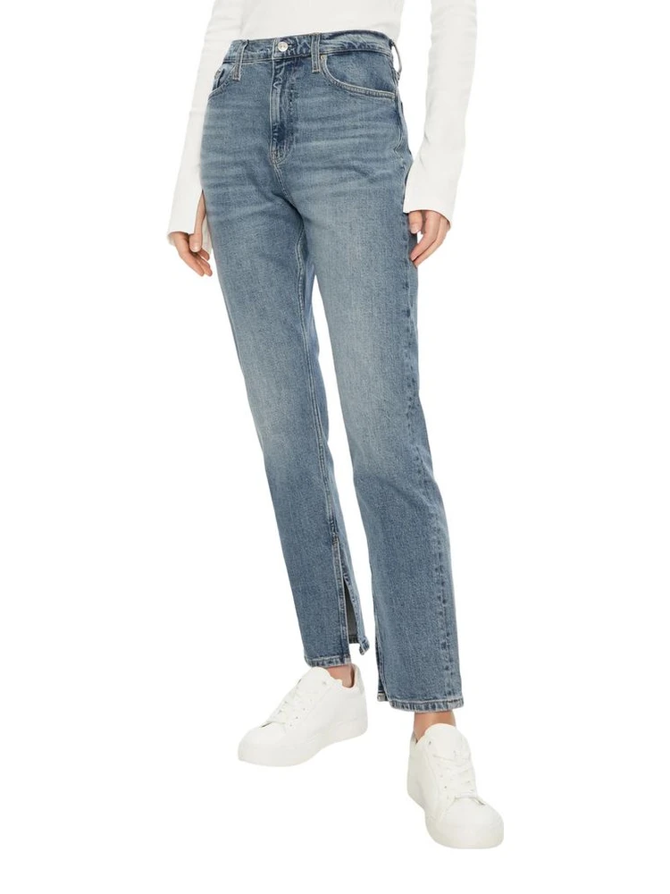 Blue Cotton Skinny Jeans