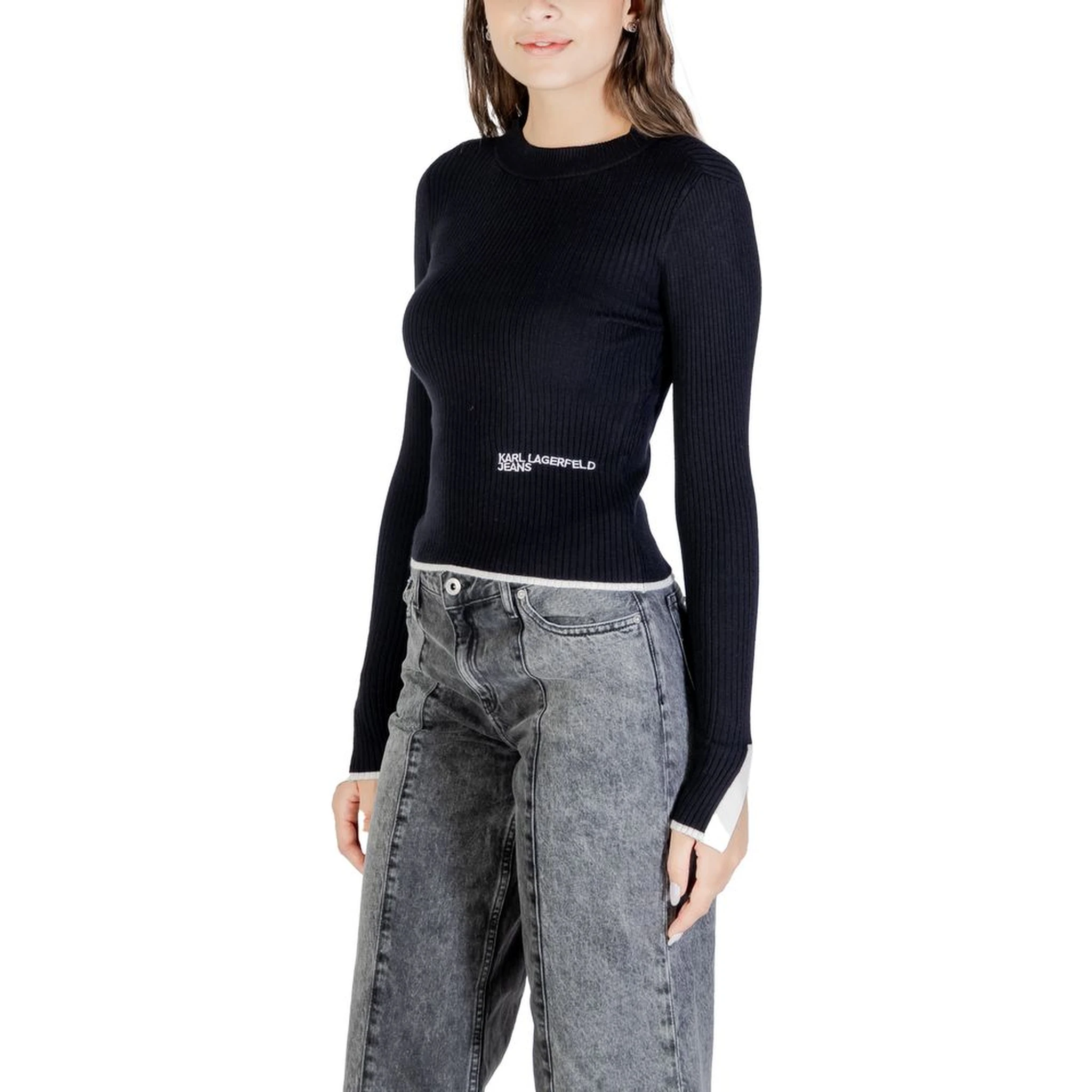 Black Viscose Sweatshirt