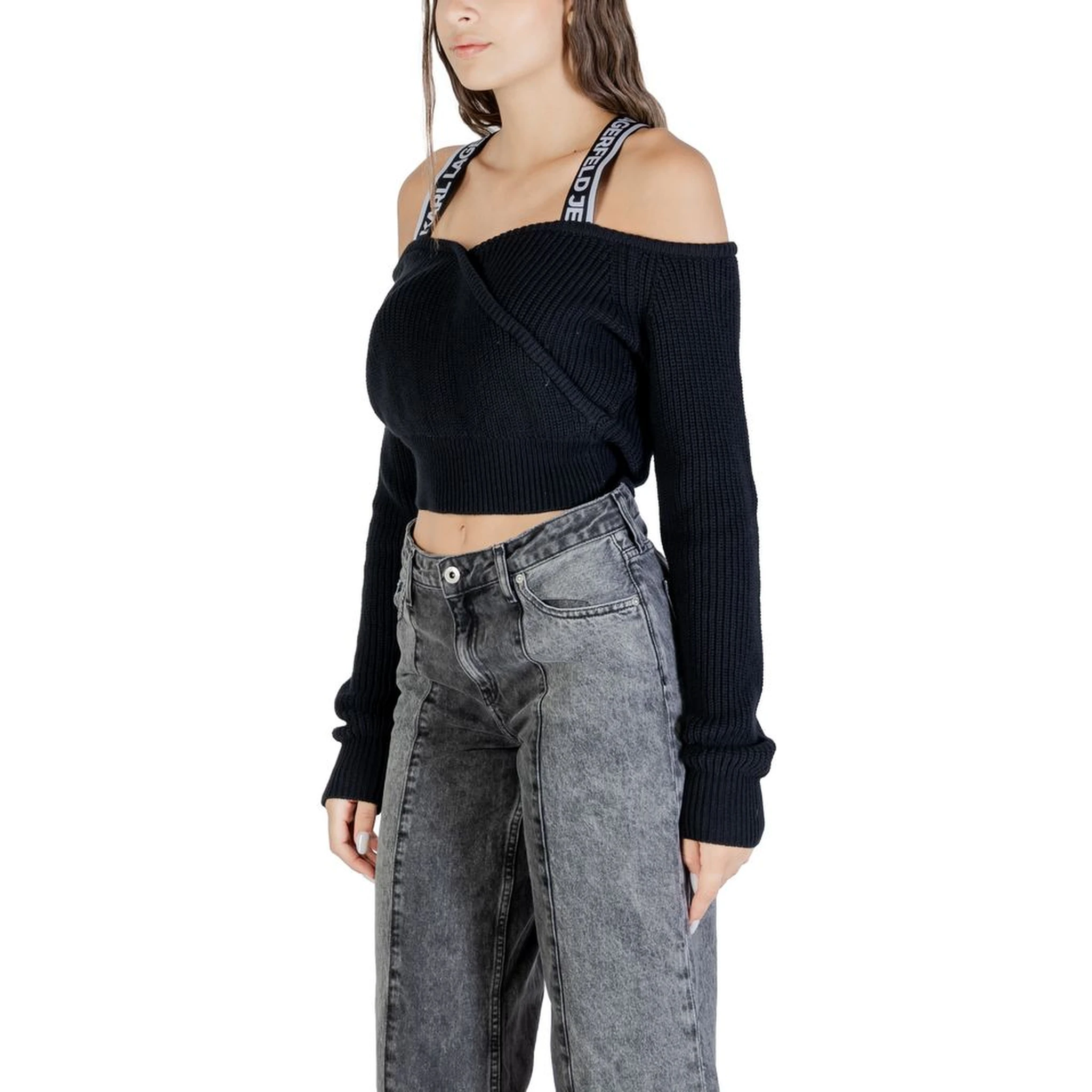 Black Cotton Sweatshirt