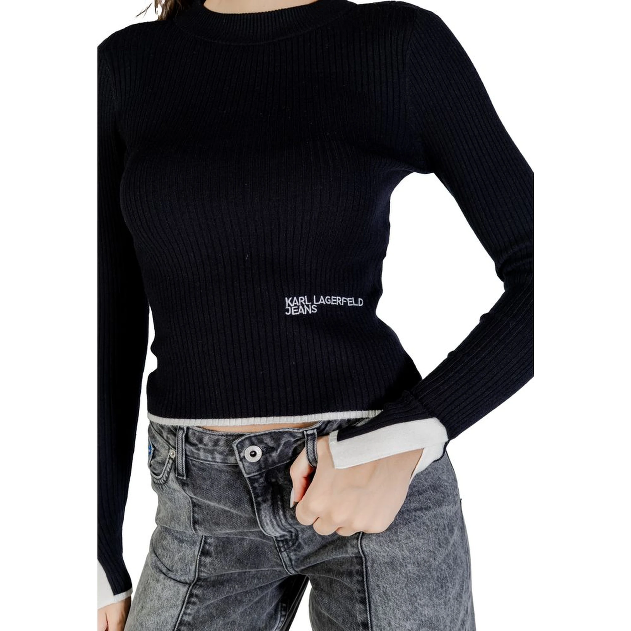 Black Viscose Sweatshirt