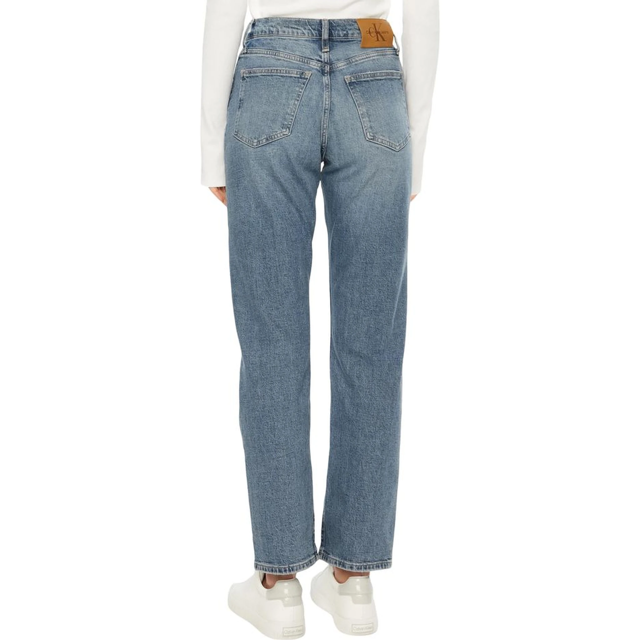 Blue Cotton Skinny Jeans