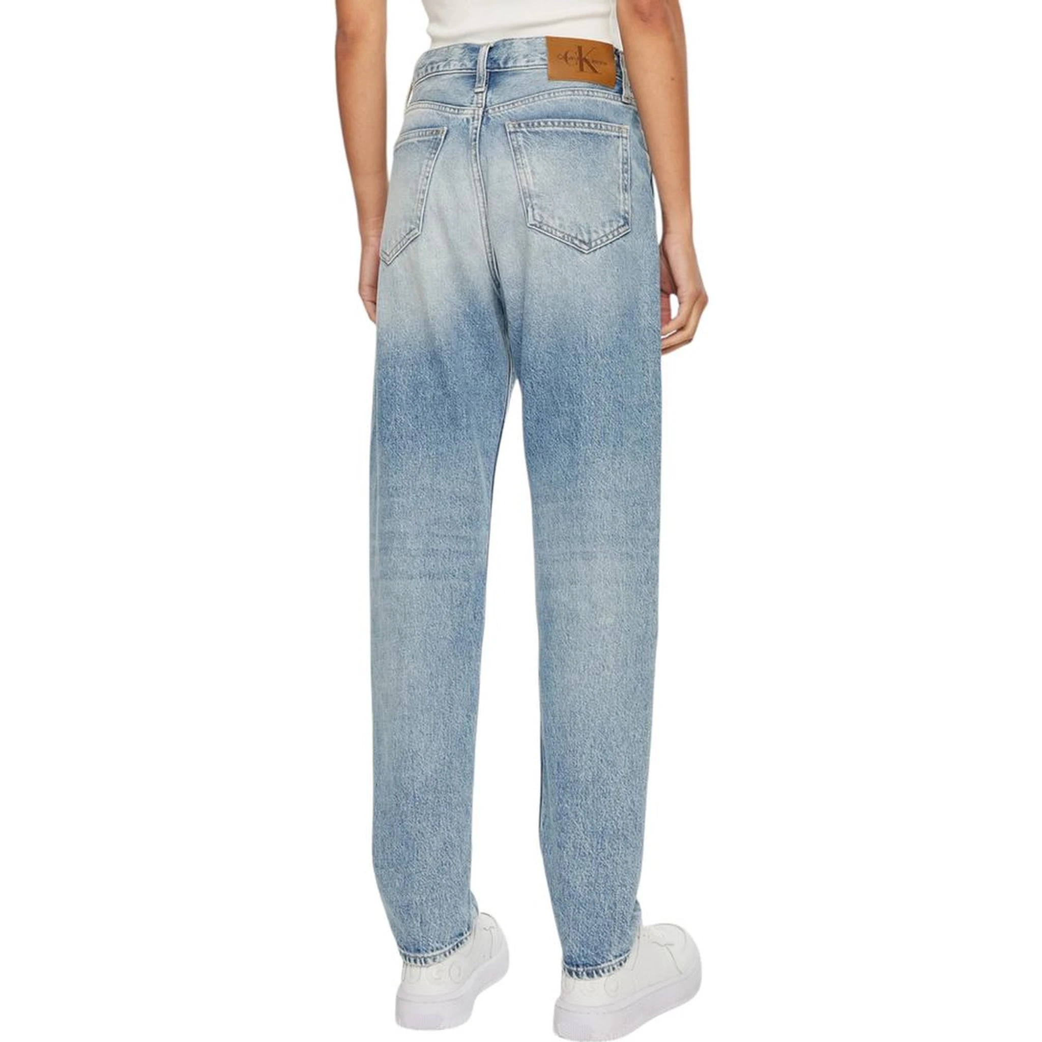 Light Blue Cotton Skinny Jeans