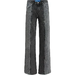 Black Cotton Relaxed Fit Jeans