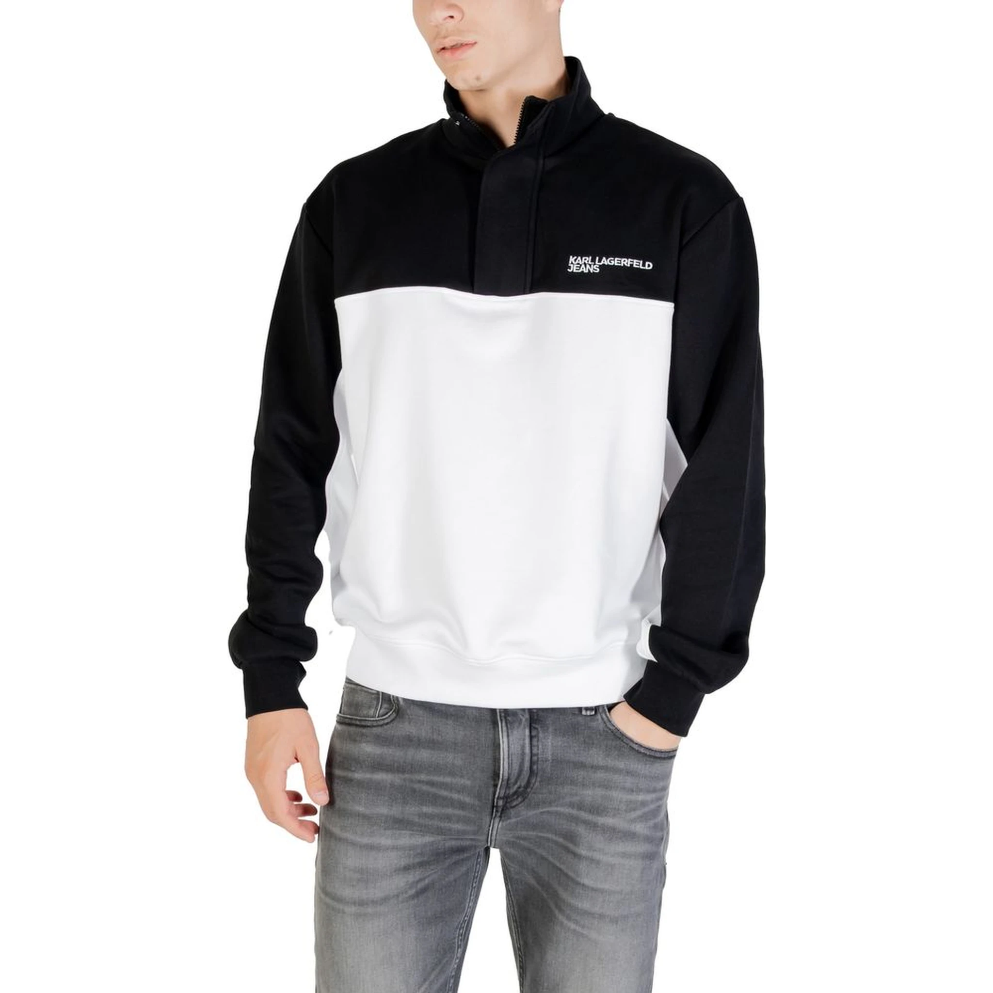 Black And White Horn Sweatshirt