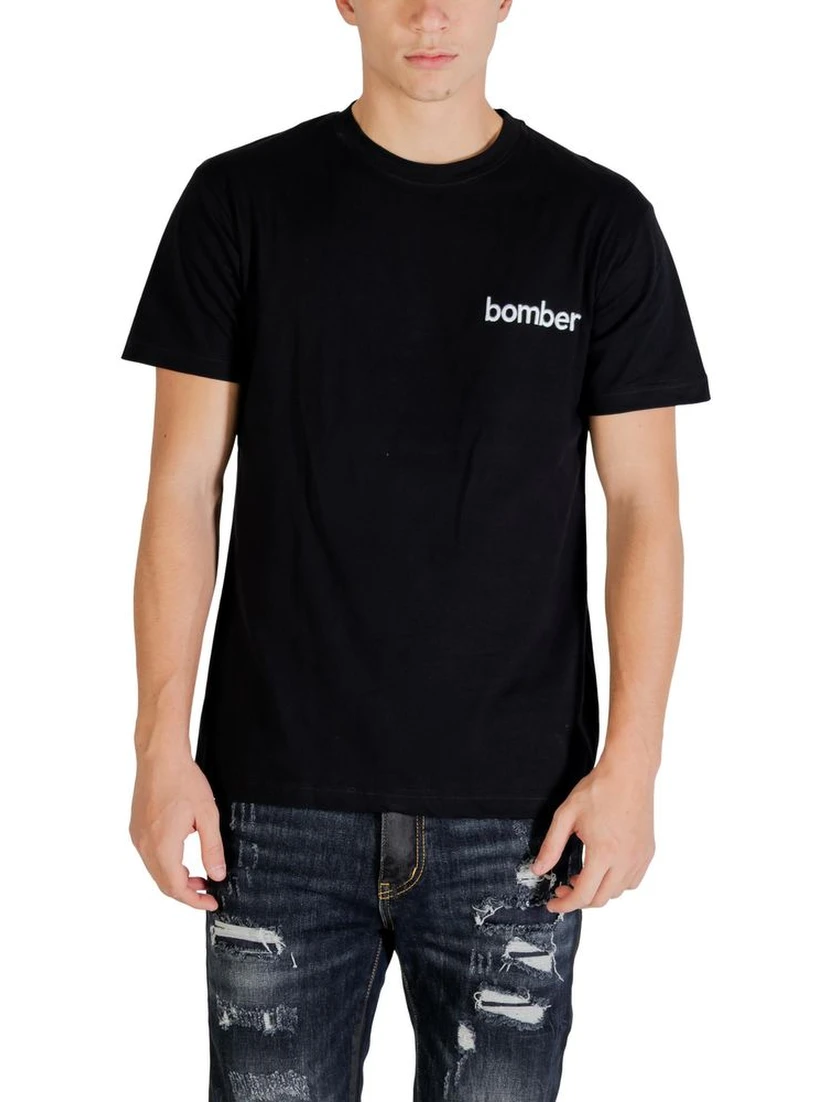 Black Cotton T-Shirt
