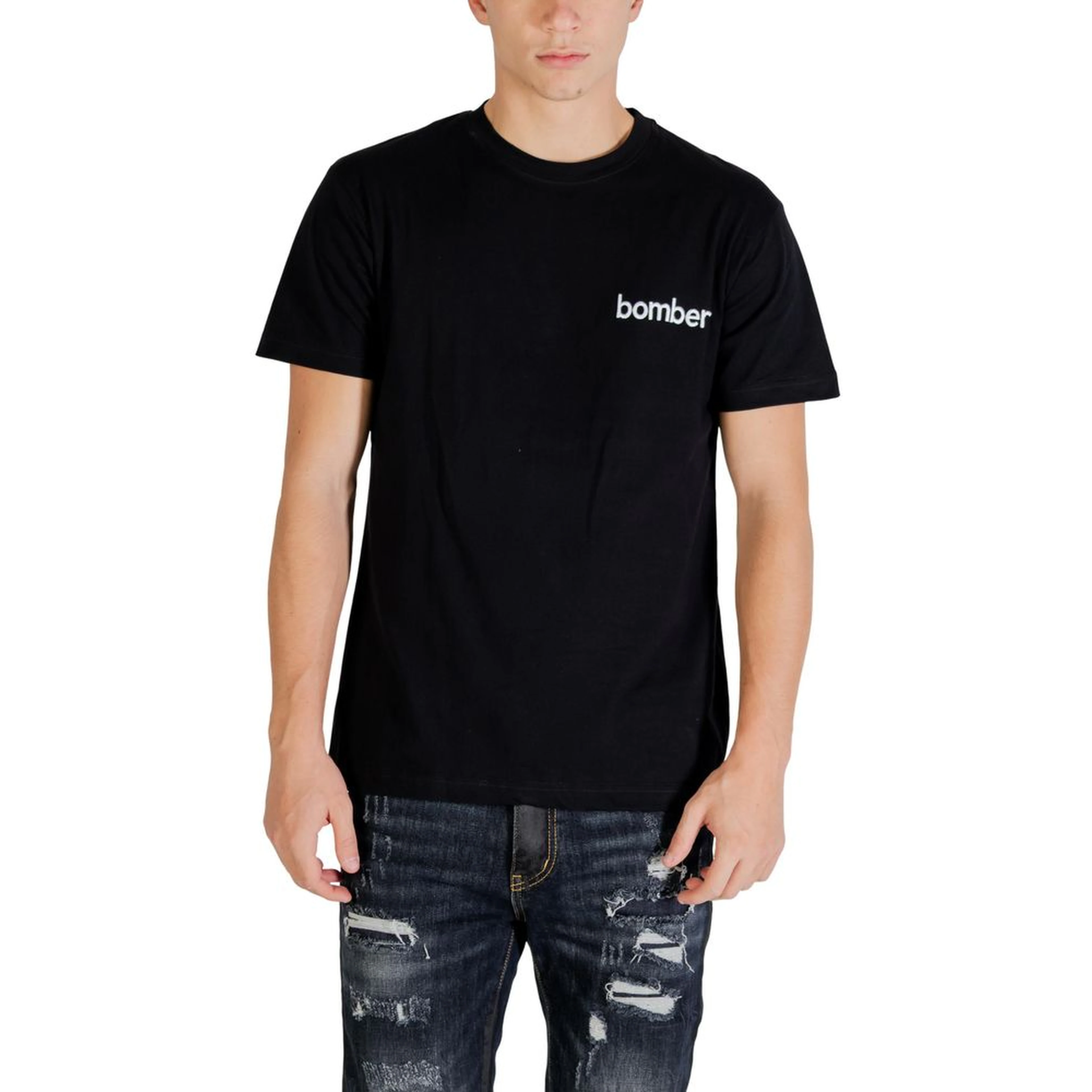 Black Cotton T-Shirt