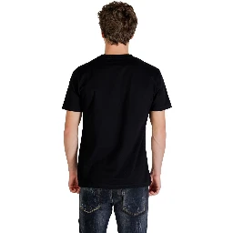 Black Cotton T-Shirt