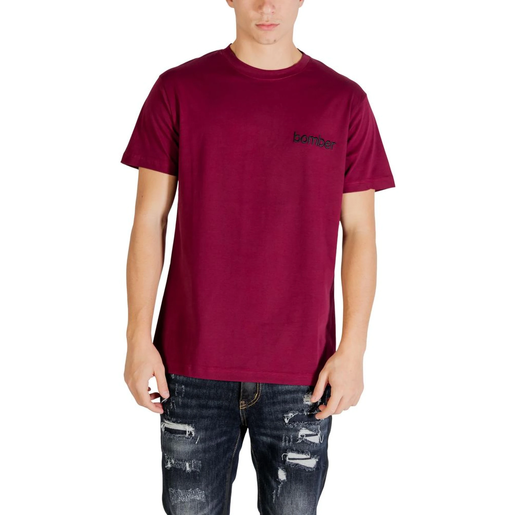 Bordeaux Cotton T-Shirt