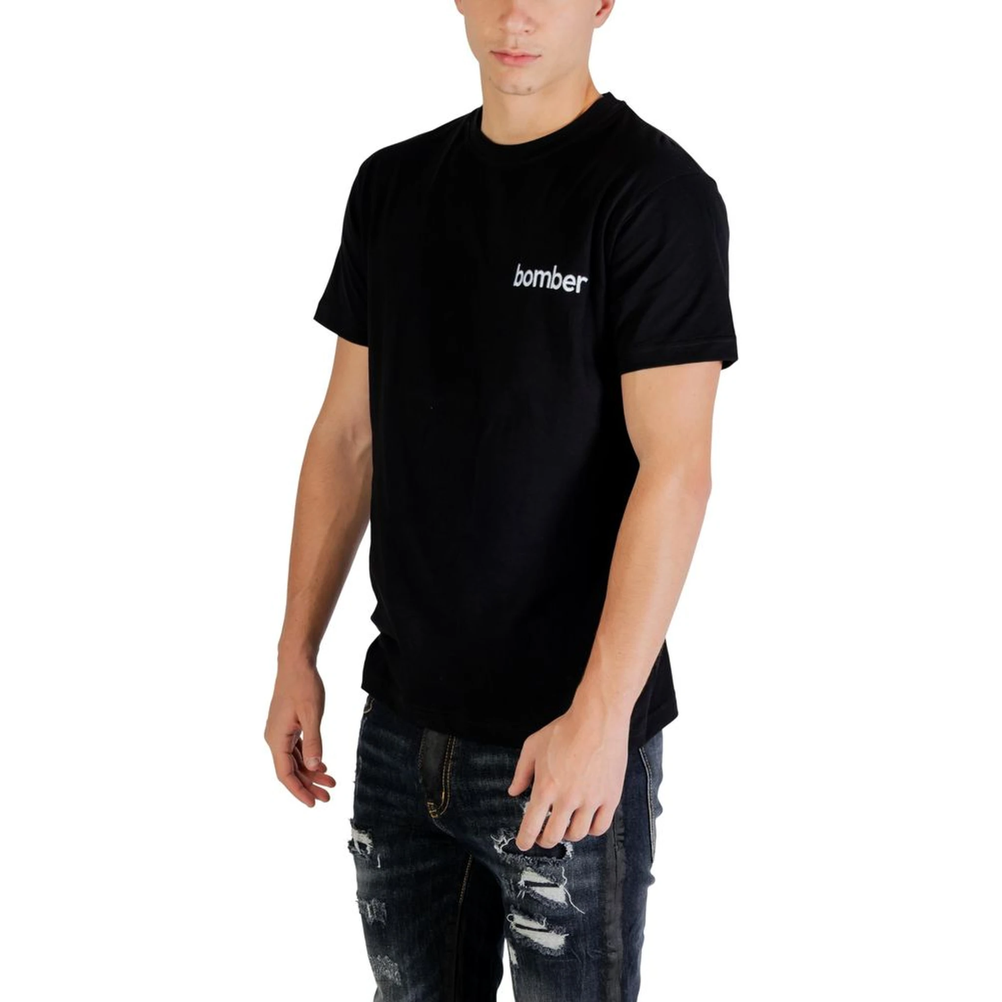 Black Cotton T-Shirt
