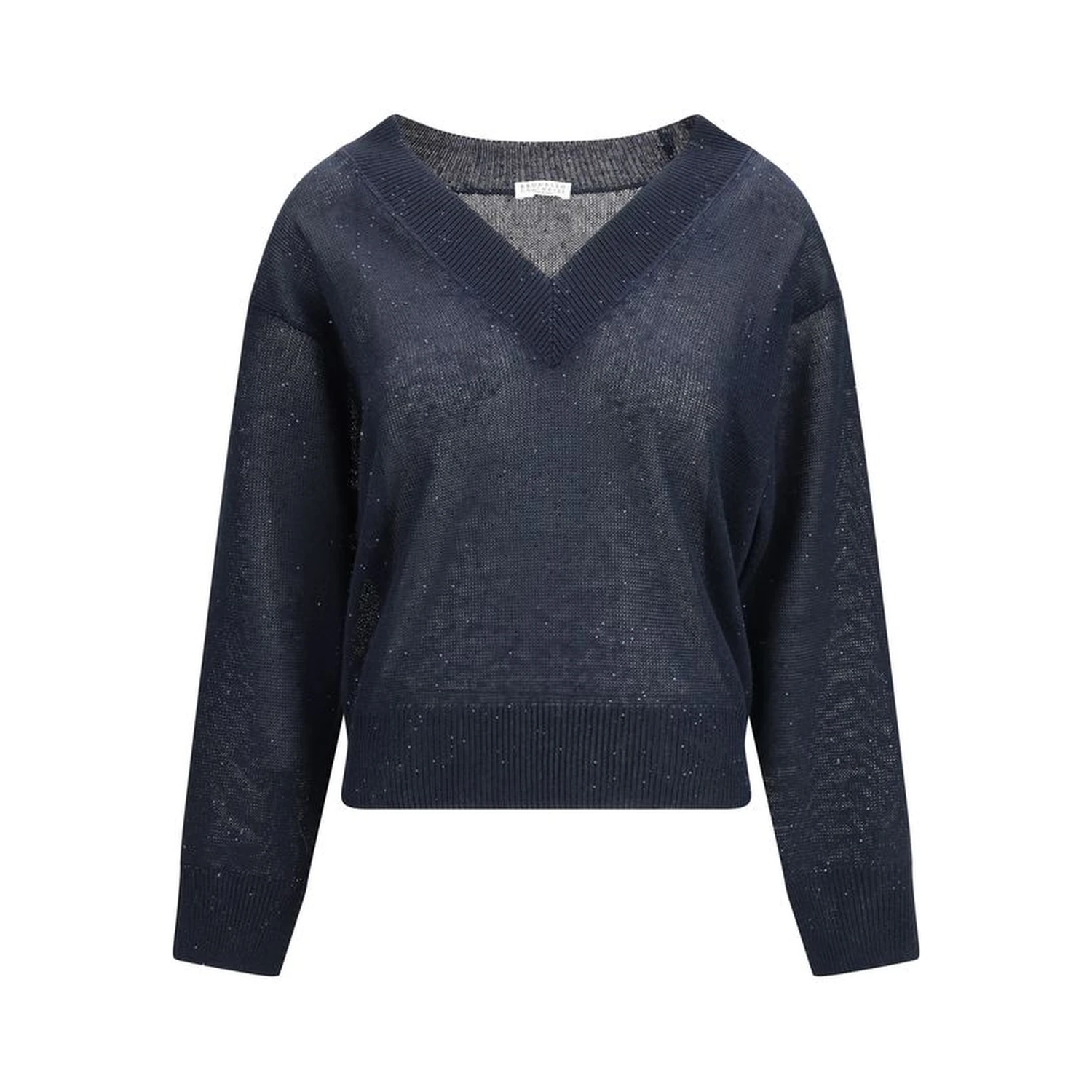 Blue Linen Sweatshirt