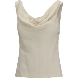Beige Viscose Top