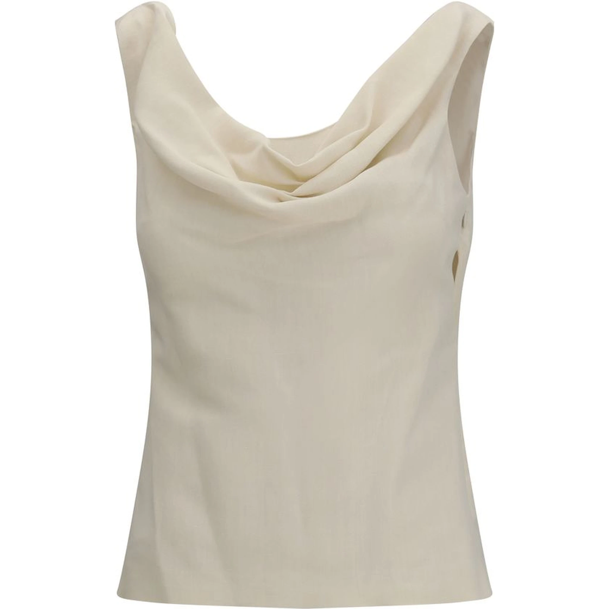 Beige Viscose Top