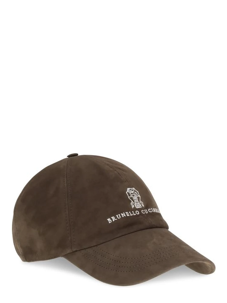 Brown Calf Leather Bos Taurus Cap (Baseball Hat) alternative