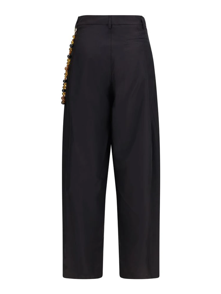 Black Cotton Casual Pants alternative