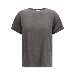 Gray Nylon T-Shirt