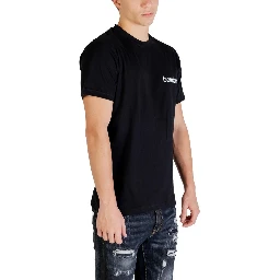 Black Cotton T-Shirt