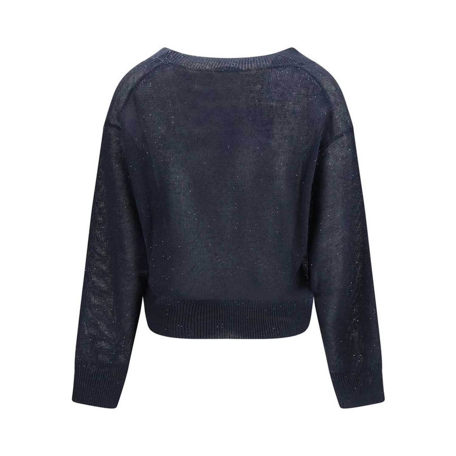 Blue Linen Sweatshirt