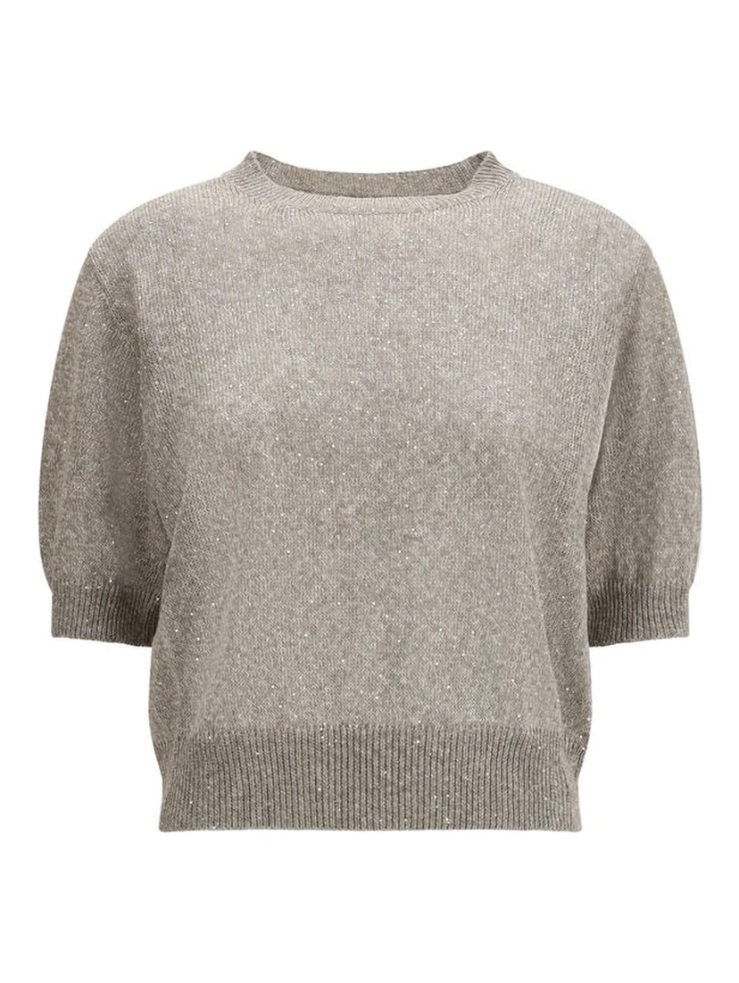 Brown Cotton Sweatshirt