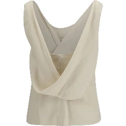 Beige Viscose Top