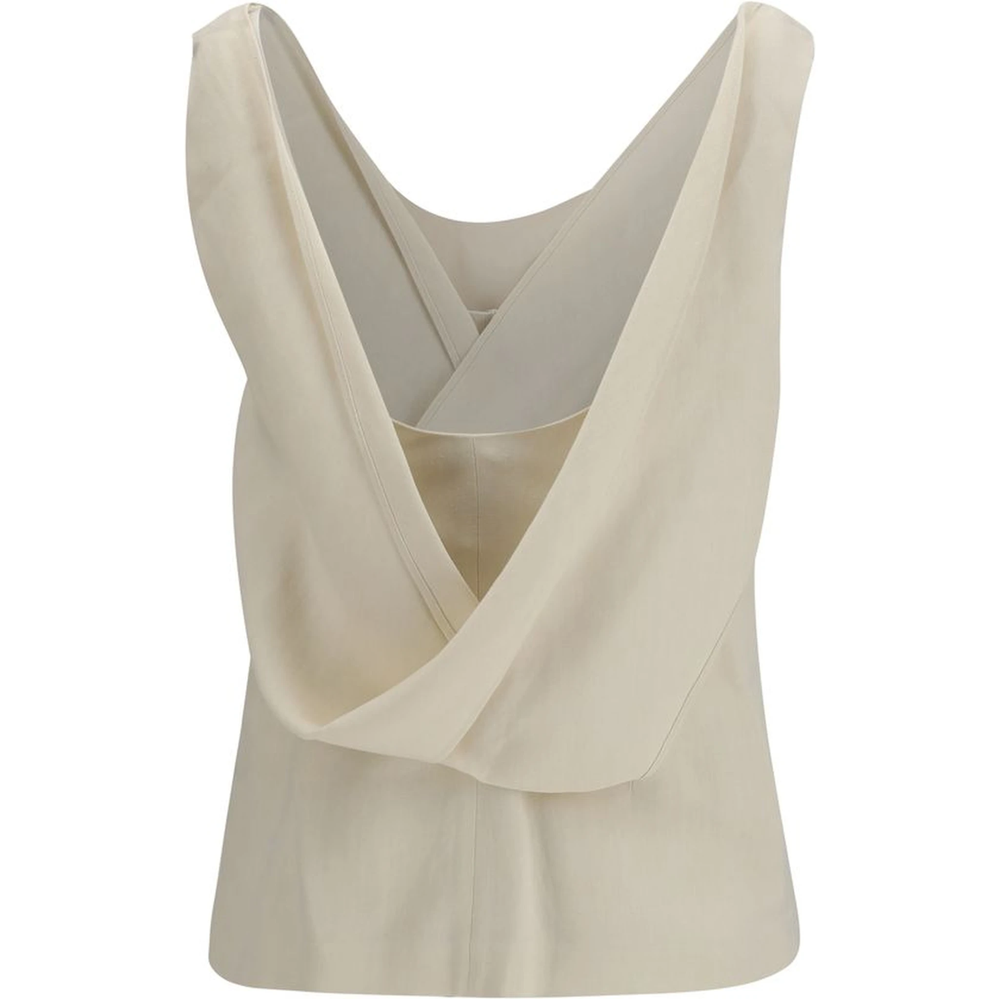 Beige Viscose Top