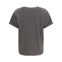 Gray Nylon T-Shirt