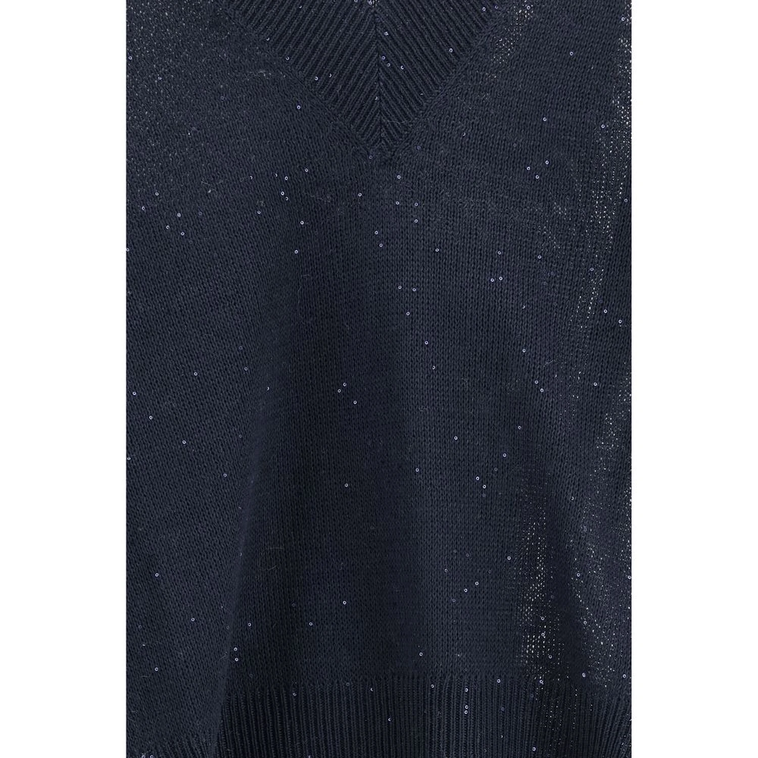 Blue Linen Sweatshirt