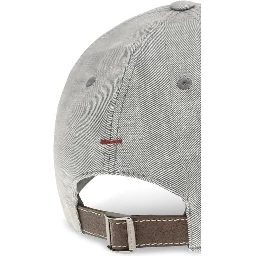 Gray Linen Cap (Baseball Hat)