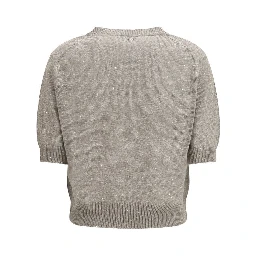 Brown Cotton Sweatshirt